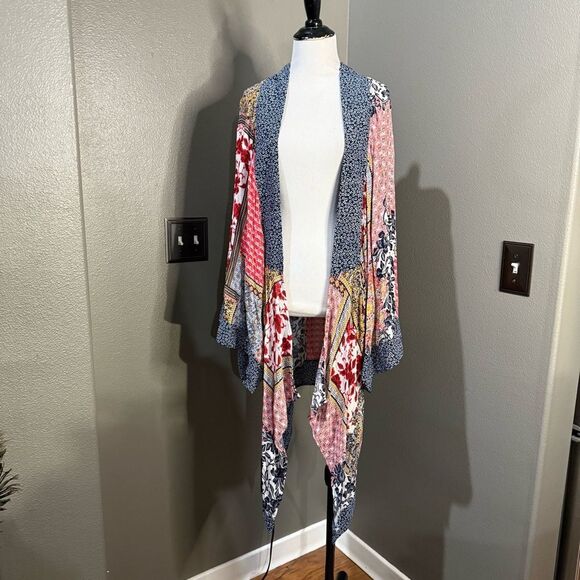 Umgee Multicolor Patterned Cardigan - Picture 1 of 10